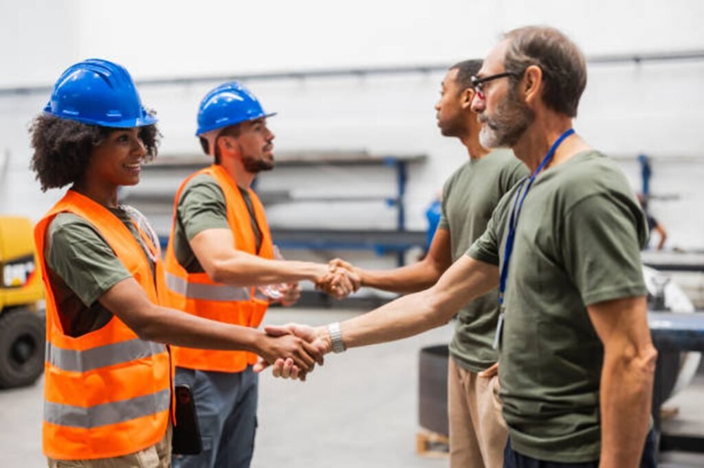 Gateway Tree Experts team members greeting customers and demonstrating their commitment to professional service and customer satisfaction in St. Louis, MO.